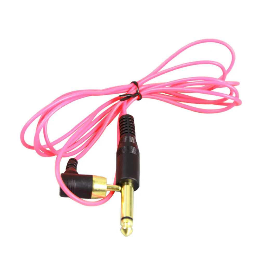 Tattoo Supplies Right Angle Tattoo Clip Cord RCA Cable Line Connector Tattoo Machine Power Supply Accessory