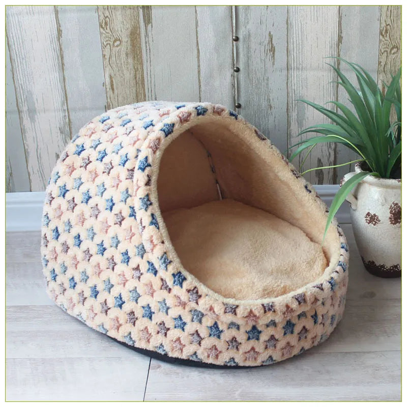 Four Seasons Dog Kennel Dog Bed Removable Washable House Enclosed Indoor Oversized Cat Kennel Pet Kennel Supplies Cat Bed