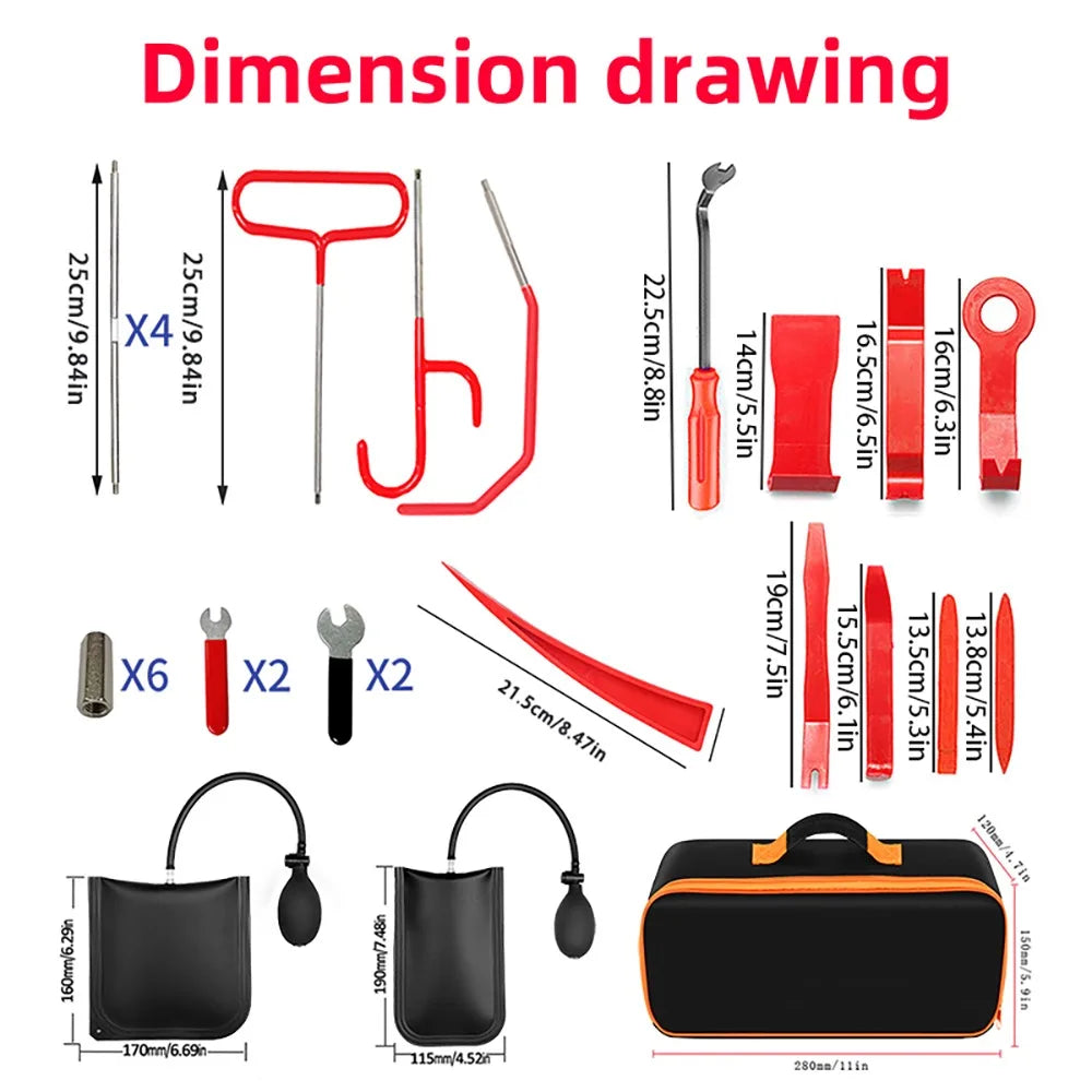 Car Repair Tools 29 Kit Portable Car Tools Kit with carry pack for cars and trucks