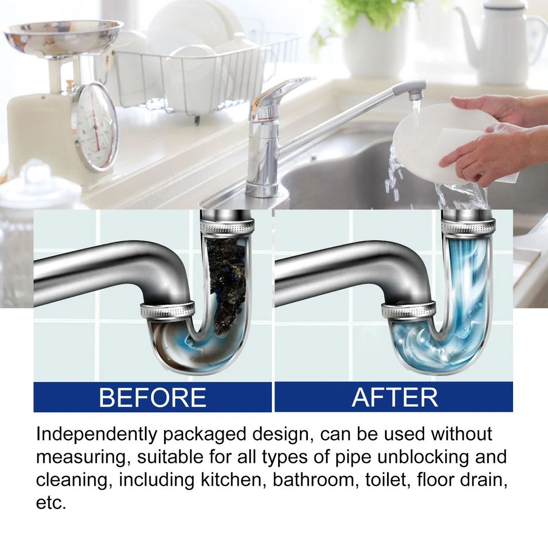 Jue-Fish Drain Cleaner Toilet Kitchen Drain Anti Clogging Deodorizing Unclogging Cleaner