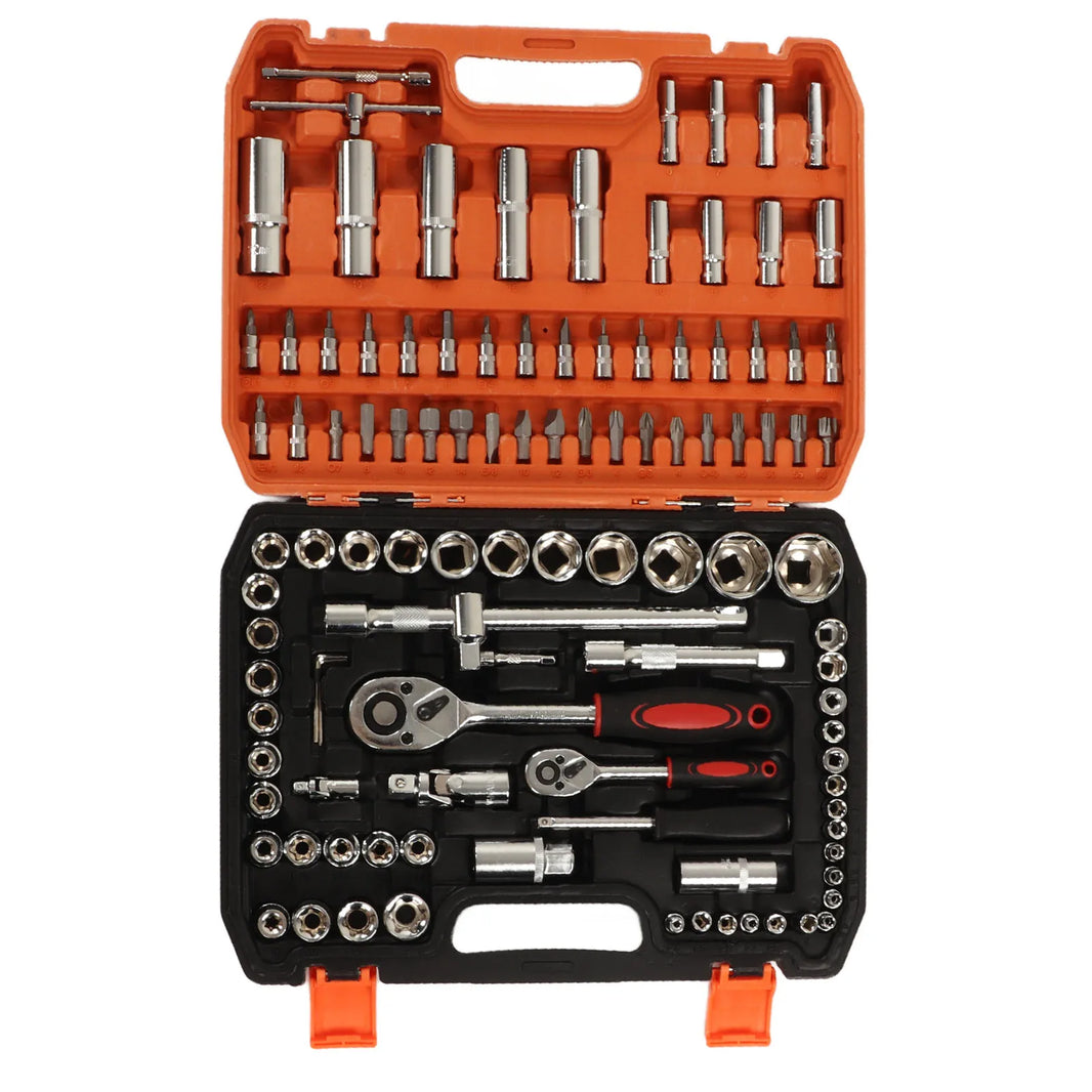 108pcs Screwdriver Bit Kit Mechanical Repair Tools Impact Socket Assortment Kit Ratchet and Hex Wrenches Screwdriver Bits