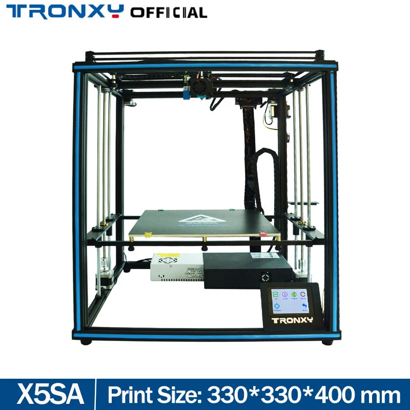 Tronxy X5SA/X5SA 400 Series Pro 2E FDM 3D Printers Upgrade Large Size 400*400*400mm High Precision Auto-Leveling DIY 3d Printer