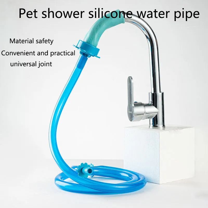 Portable Handheld Splash Shower Pet Dog Cat Shower Head Tub Faucet Attachment Hose Head Washing Sprinkler Shower Kit Bath Tools