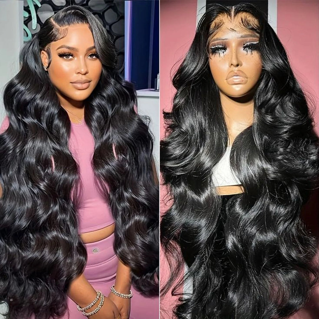 250Density 40inch 13x6 hd lace front wig human hair Body Wave lace front human hair wig 13x4 Brazilian glueless wigs human hair