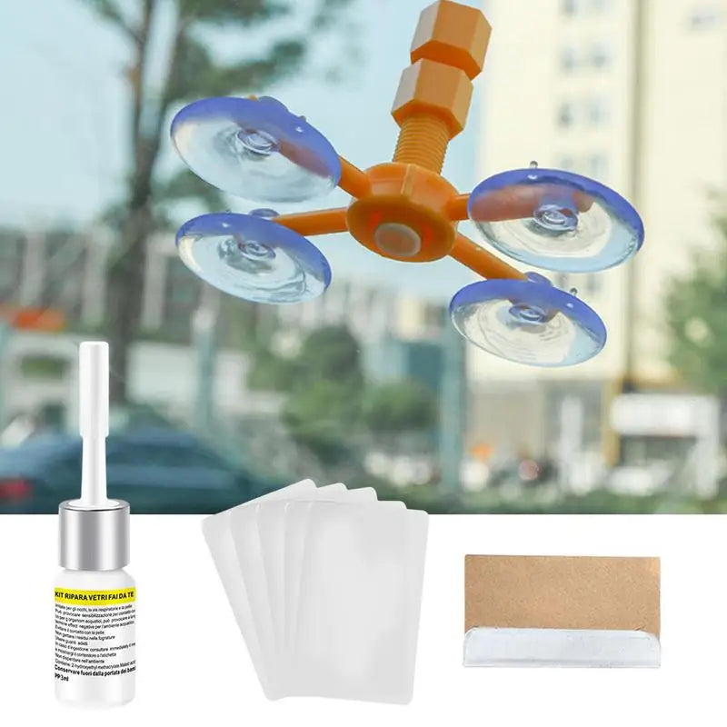 Glass Repair Agent Car Tool Set Front Windshield Cck Car Repair Fluid D Cars Window Repair Tools Scratch Resin Repair Agent