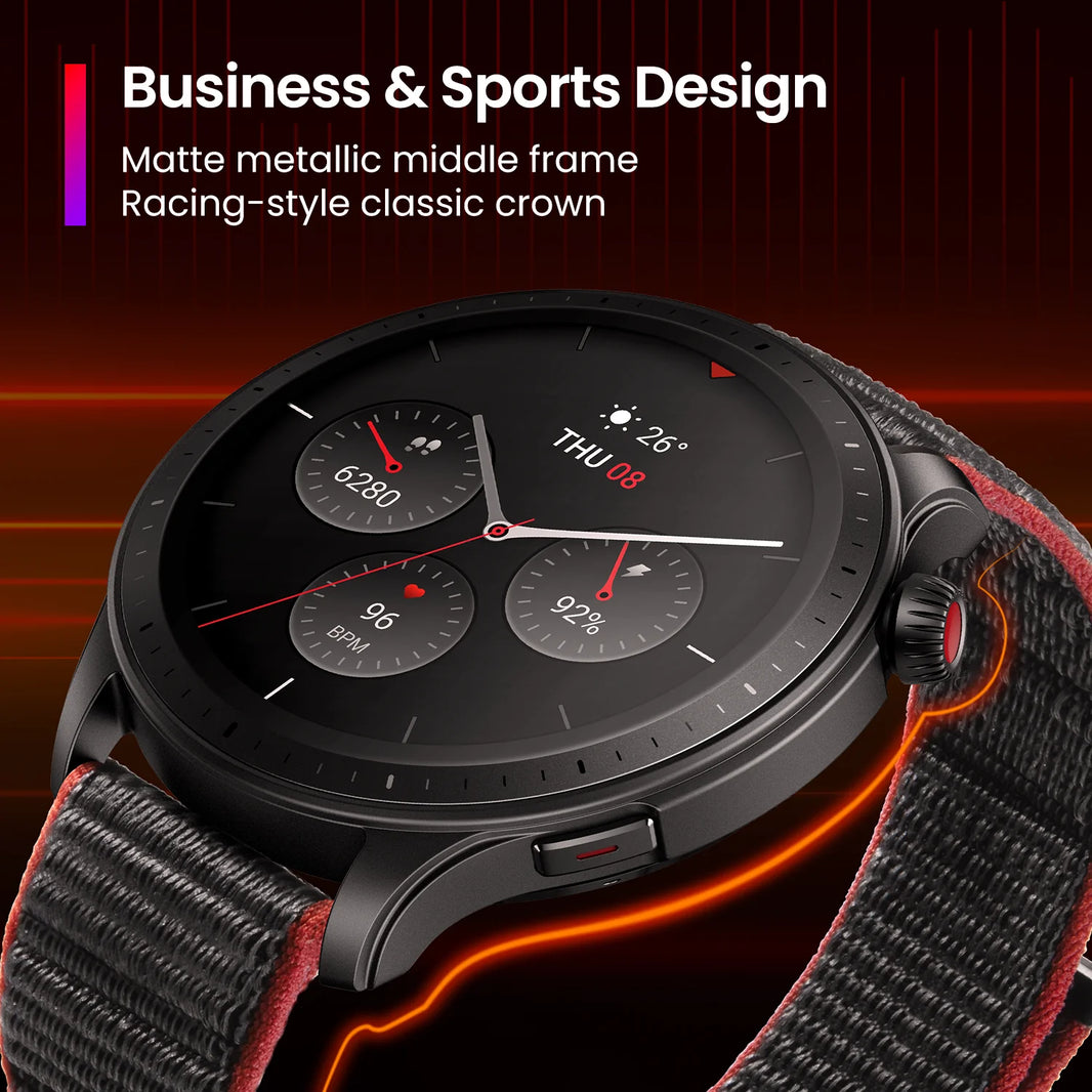 New Amazfit GTR 4 GTR4 Smartwatch 150 Sports Modes Bluetooth Phone Calls Smart Watch With Alexa Built-in 14 Days Battery Life