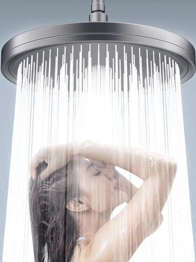 NEW 6 Modes Rainfall Shower Head High Pressure Water Saving Top Rain Shower Adjustable Shower Faucet Bathroom Accessories