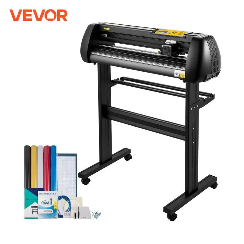 VEVOR 28in Vinyl Cutter Machine Cutting Plotter Adjustable Speed and Force DIY Cutting Machine Kit for Signs Banners Stickers