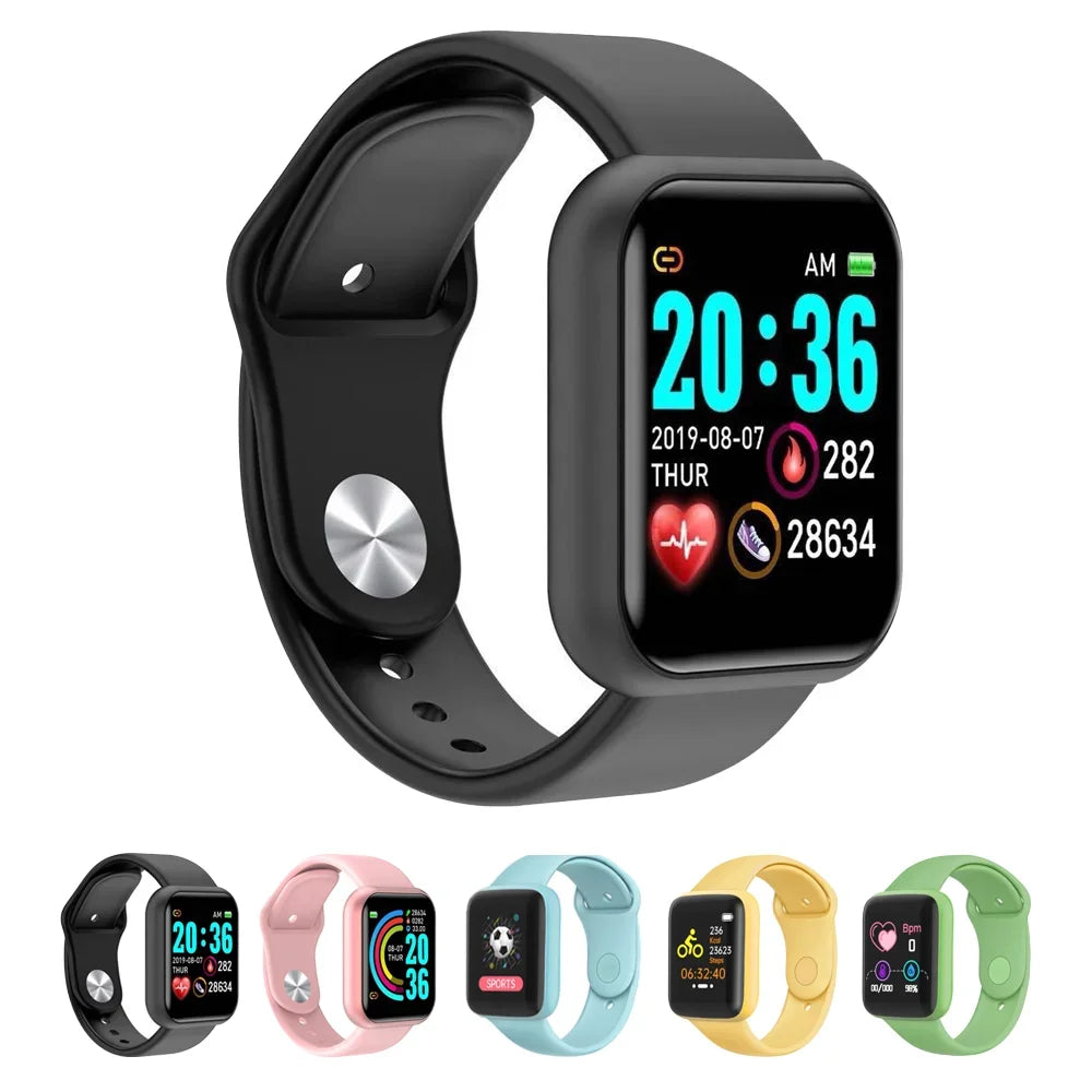 Multifunctional Smart Watch Man watch Bluetooth Connected Phone Music Fitness Sports Bracelet Sleep Monitor Y68 Smartwatch D20