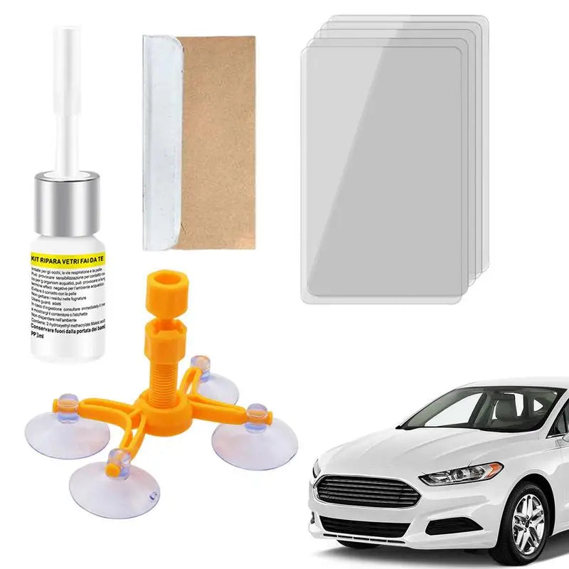 Windshield Repair Tools Glass Restoration Agent Cracked Glass Repair Liquid Accsesorie Kit Window Repair Tool Glass Repair Agent