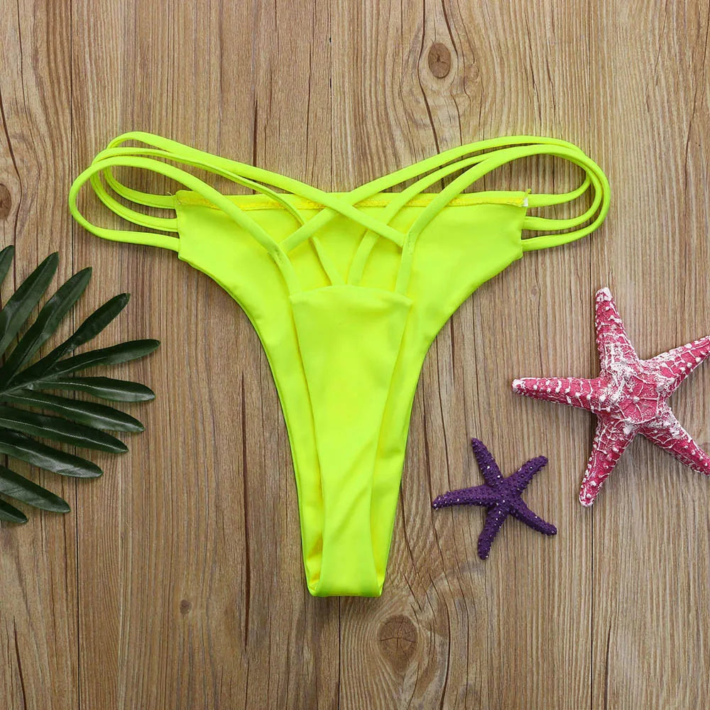 Sexy Bikini Thong Women Low Waisted Bikini Swim Pants Shorts Bottom Swimsuit Swimwear Bathing Swimwear Women Tankini Swim Trunks
