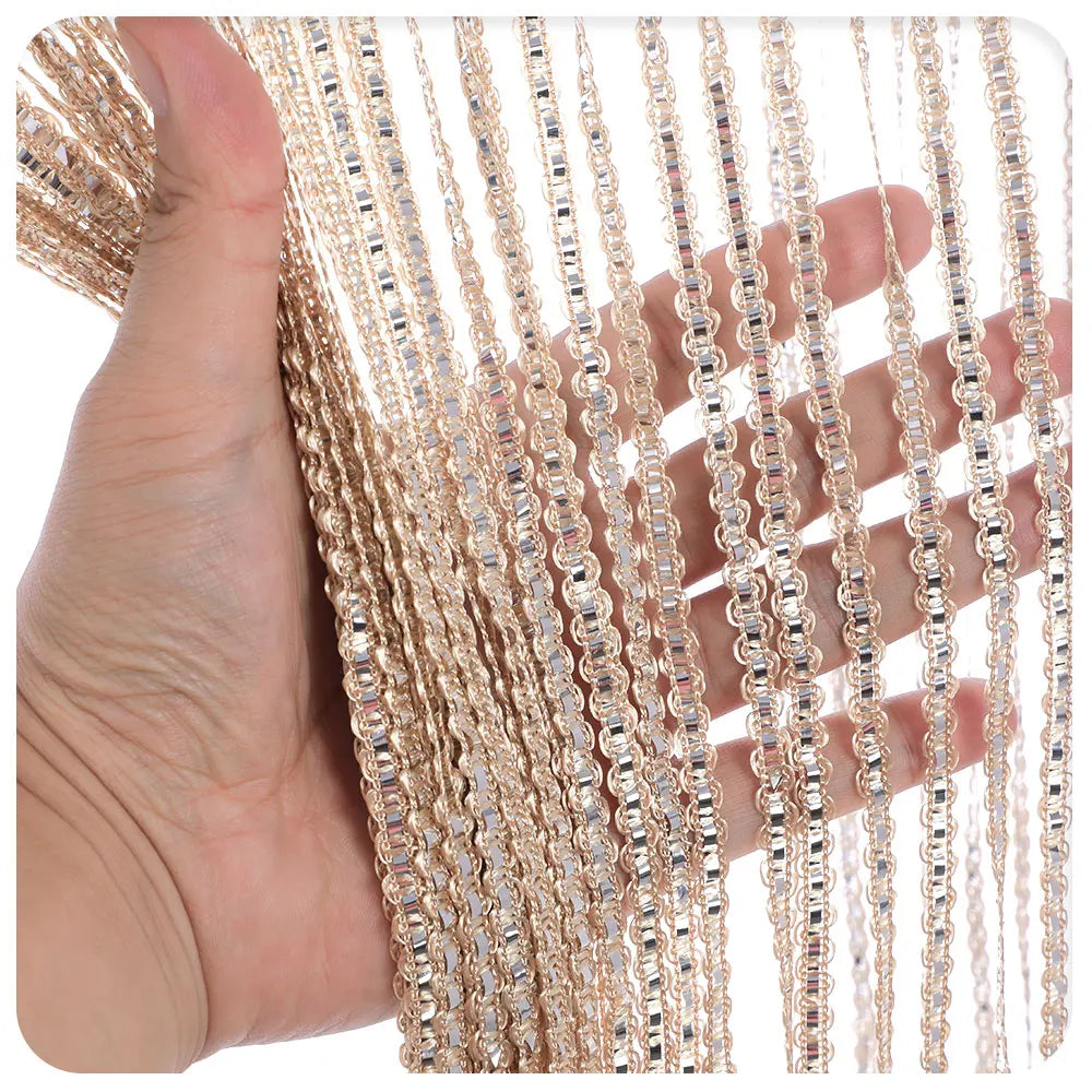 0.91x2m Hot Sale Door And Window Panel Fly Screen Fringe Room Screen Tassel Panel Beaded Curtains Home Decoration