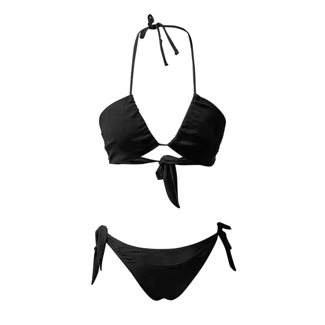 Sheer And Opaque Beach Swimsuit For Women 2024 Plus Size Sunbathing Sunless Breathable Strappy Bikini Underwire Swimsuit
