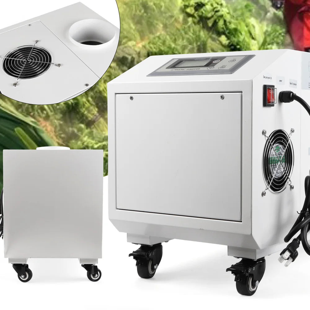 Agricultural ultrasonic humidifier atomizer, power 300W, rainfall 6.6 pounds per hour, airflow 160m³/h, humidity adjustable