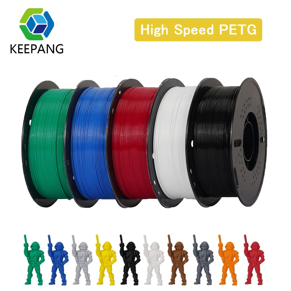 10KG Hyper PETG Filament 1.75mm/-0.02mm High Speed Printing Material HS PETG 3D Printer Filaments for Bambu Lab FDM 3D Printer