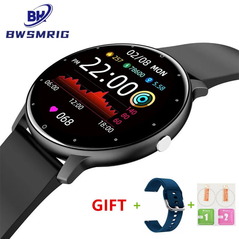 New Men's Smart Watch Fitness Tracker Heart Rate Sleep Monitoring Sport Waterproof Smartwatch Women For Android IOS Xiaomi Phone