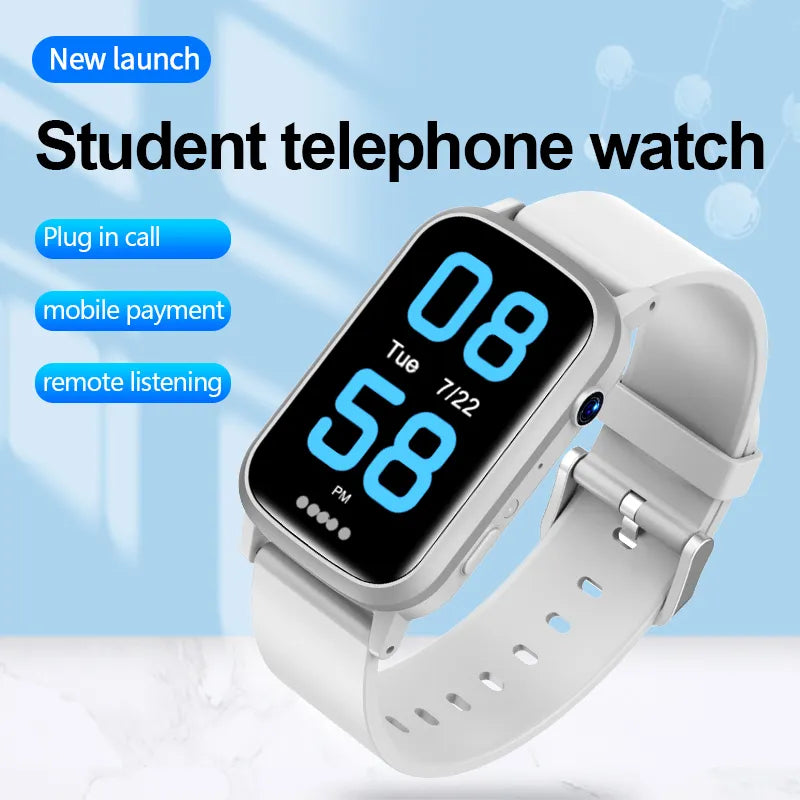 4G Kids Smart Watch Phone Waterproof Real-Time Location Camera Video Call Clock GPS SOS LBS WIFI SIM Card Children Smartwatch