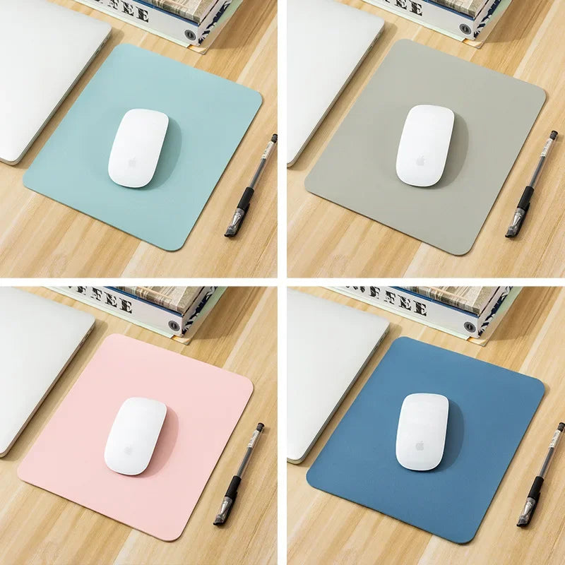 Small PU mouse pad Non-Slip Gaming Desktop Mouse Pad Waterproof Anti-Scratch Easy To Clean Mat For PC Laptop Desktop