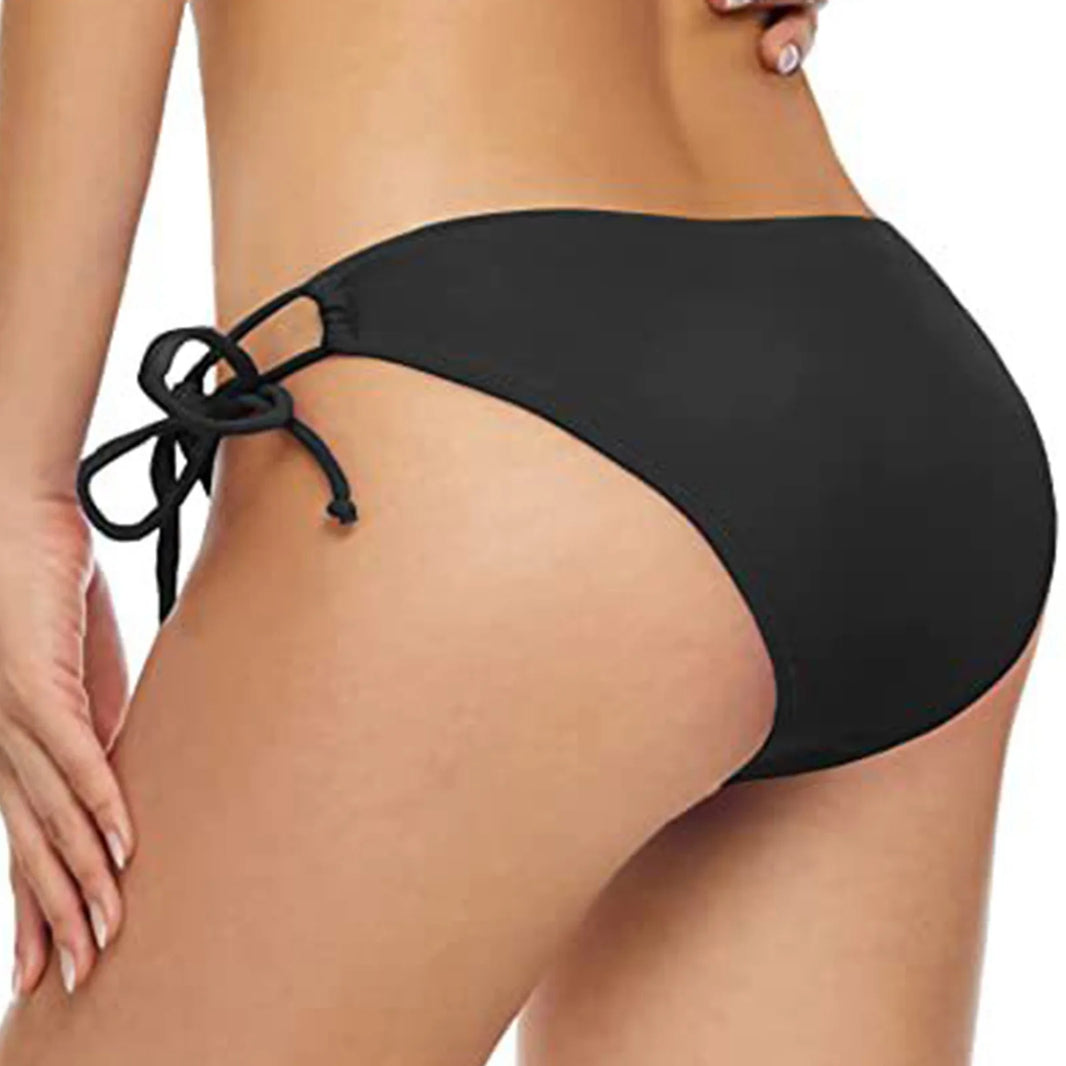 Low Waist Brazilian Swimwear Bikini Lace Panties For Women Lingerie Sexy Bottom Side Tie Thong Plus Size Women's Underwear