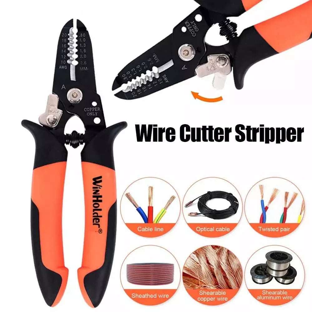 Wire Stripper Pliers Automatic Stripping Cutter Cable Wire Crimping Electrician Repair Tools Wire Stripper Tool hand tools