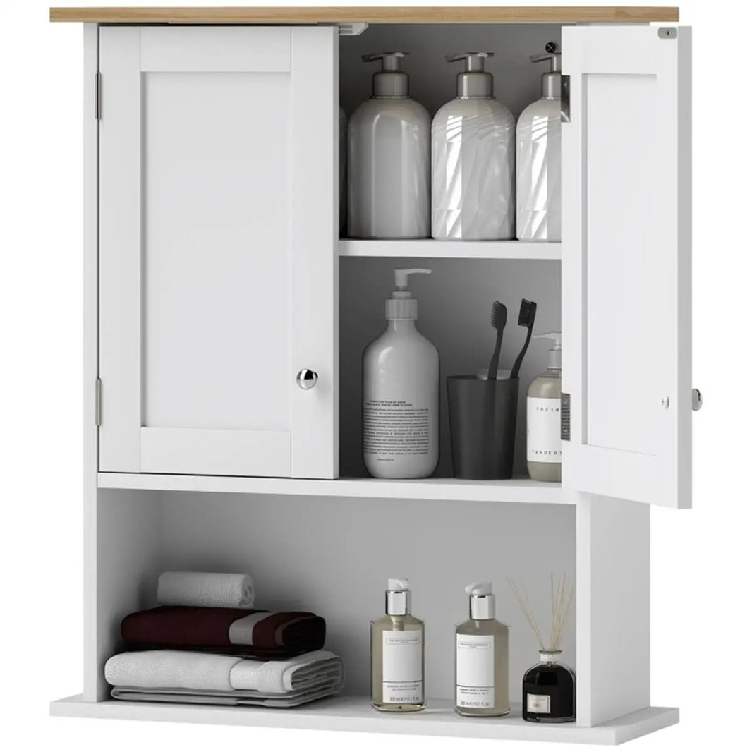Stylish Wall Cabinet for Home Storage - Modern Design with Multiple Shelves | Space-Saving Solution