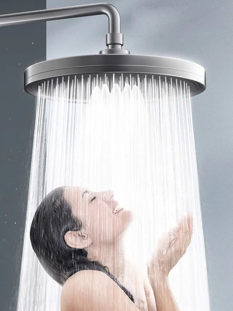 NEW 6 Modes Rainfall Shower Head High Pressure Water Saving Top Rain Shower Adjustable Shower Faucet Bathroom Accessories