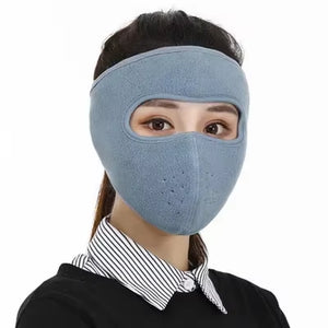 Winter Riding Face Mask Warmth Thickened Neck Ear Protection Wind Cold Resistance Breathable Electric Vehicle Full Mask Autumn