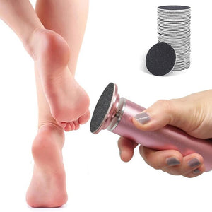 Summer Electric Foot File,Adjustable Rotatable Electronic Foot Dead Skin Remover, Callus Remover Tool for Home& Nail Salon, Pedicure Care Tool Manicure Pedicure